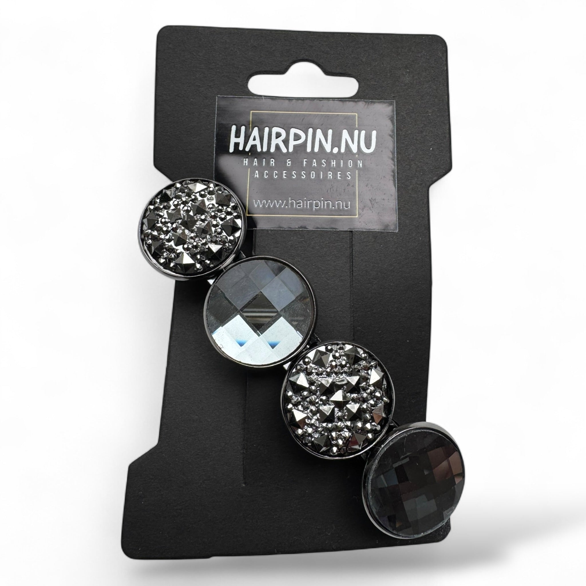 Color Hairclip Robuust Sparkle Grey – Grijze Haarspeld