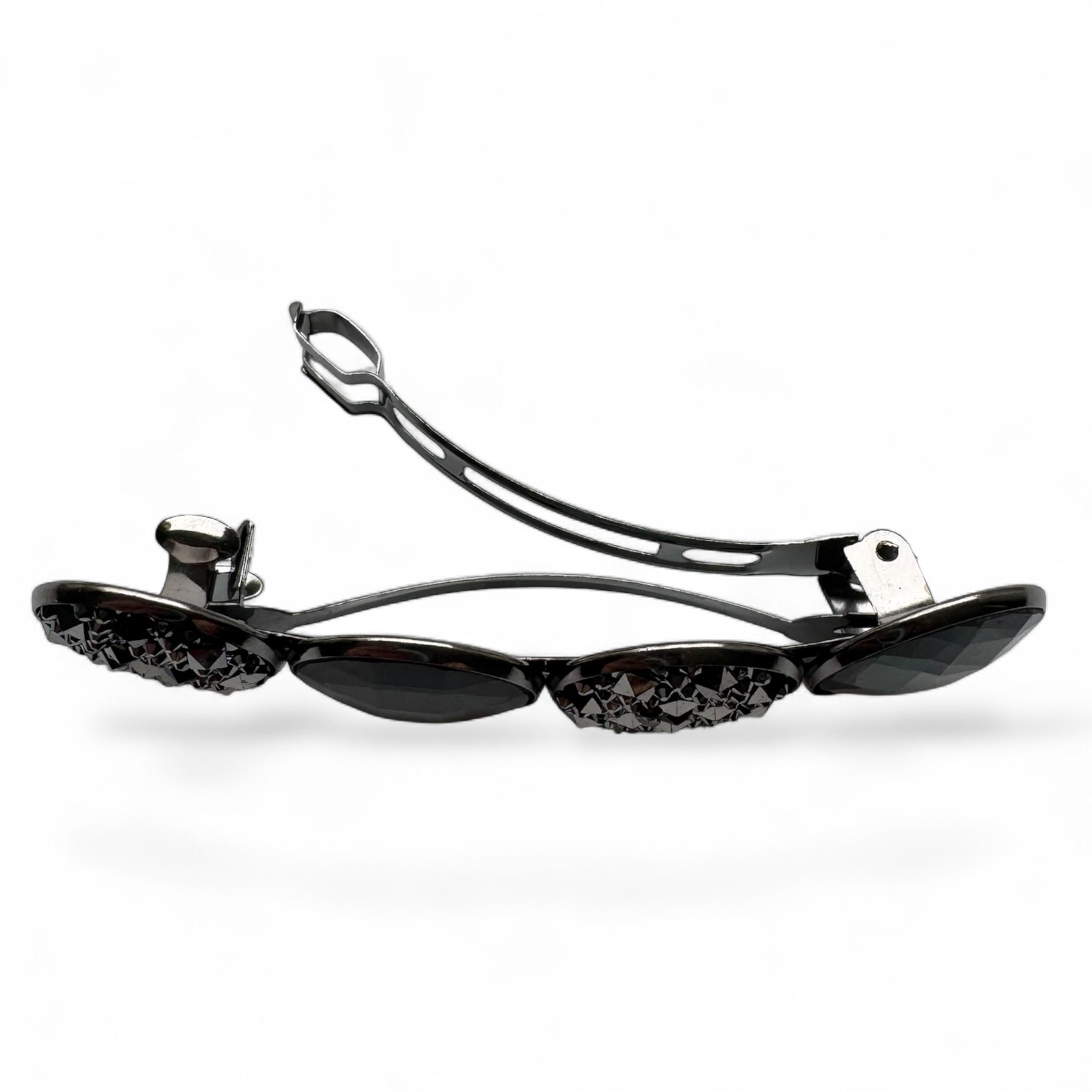 Color Hairclip Robuust Sparkle Grey – Grijze Haarspeld